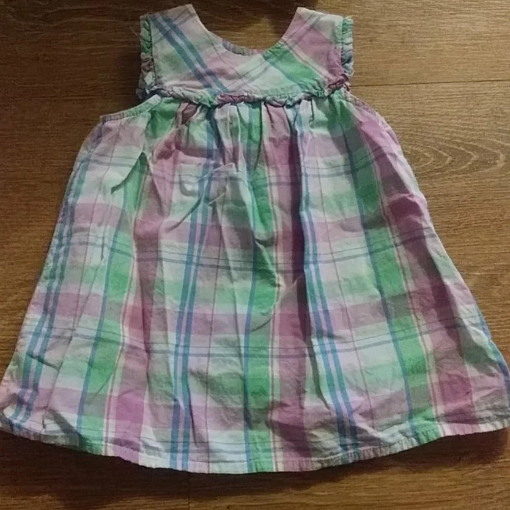 Circo baby girl dress Size 9 months plaid